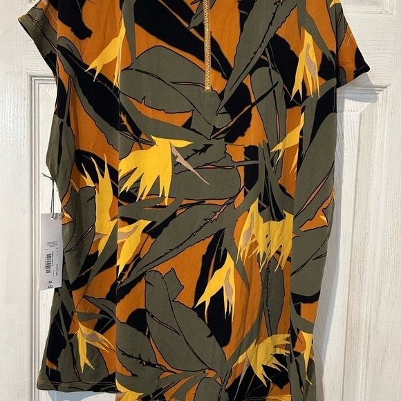 NWT Liz Claiborne Ginger Tropical Cap Sleeves - Picture 2 of 6